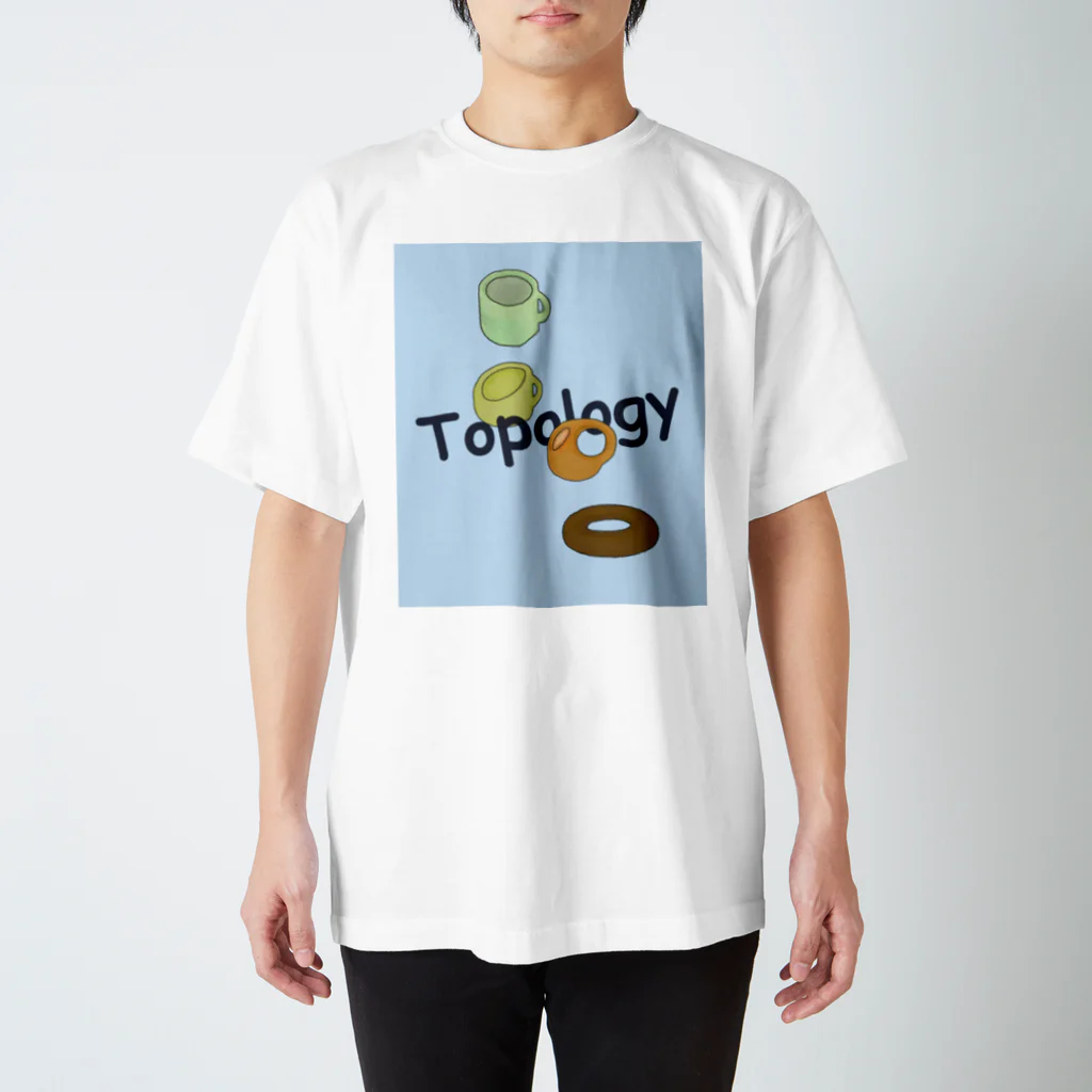 koroesuのコーヒーカップとドーナツ Regular Fit T-Shirt