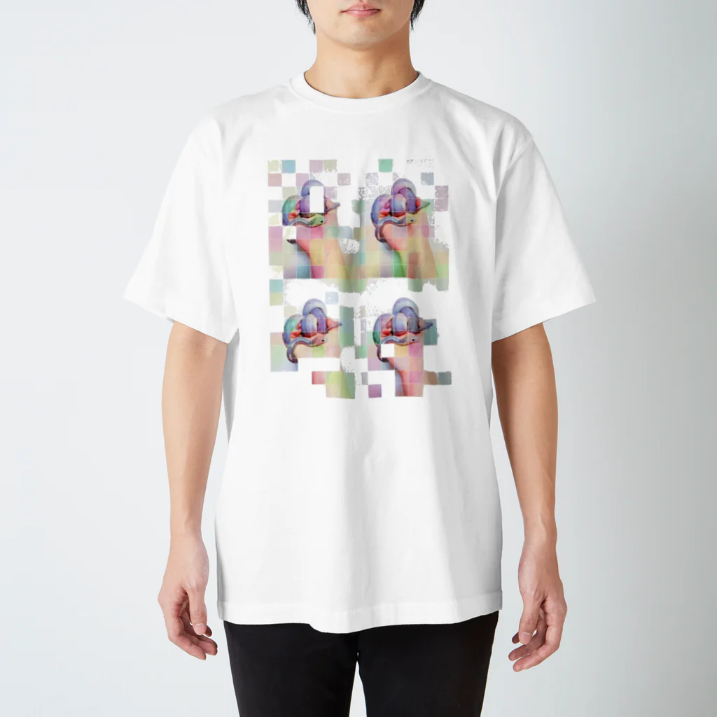 DecoLacertaのmosaic snake Regular Fit T-Shirt