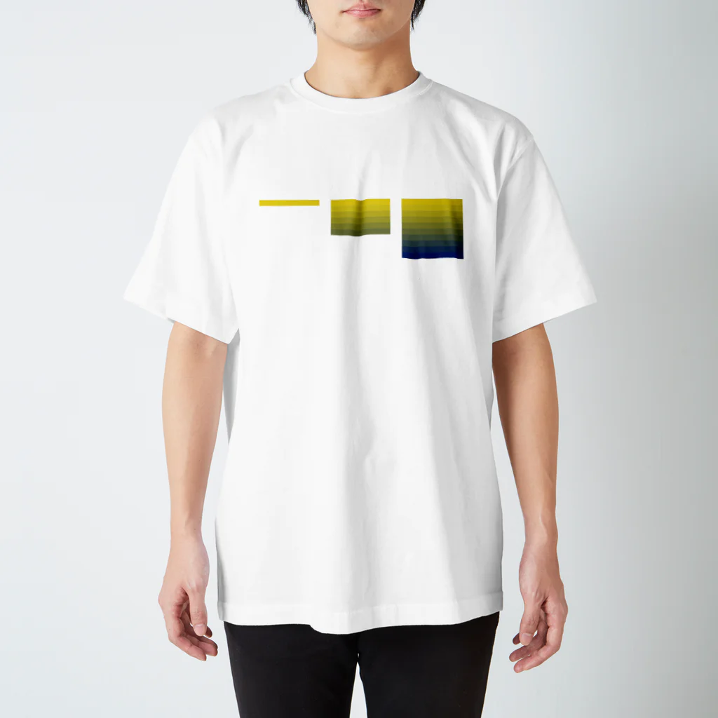 パーセントのイエローグラデみっつパーセント　大 Regular Fit T-Shirt