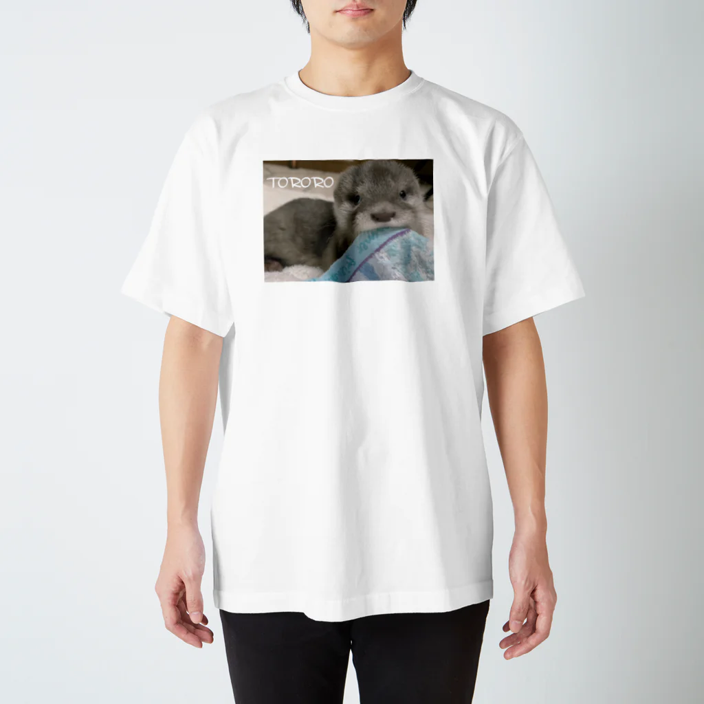 LOUTRE～カワウソと過ごす時間～の赤ちゃんカワウソとろろ Regular Fit T-Shirt