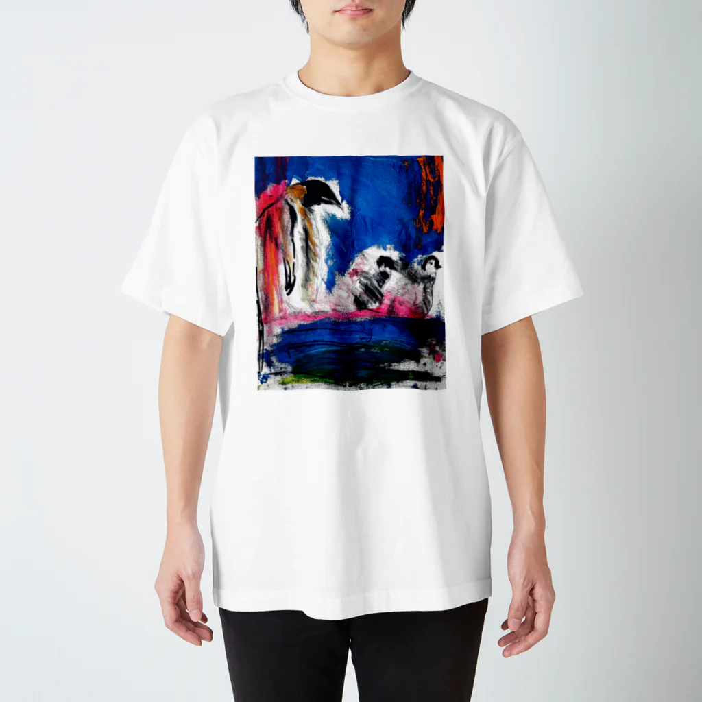 色にまみれるアニマル達のそれでも明日を Regular Fit T-Shirt