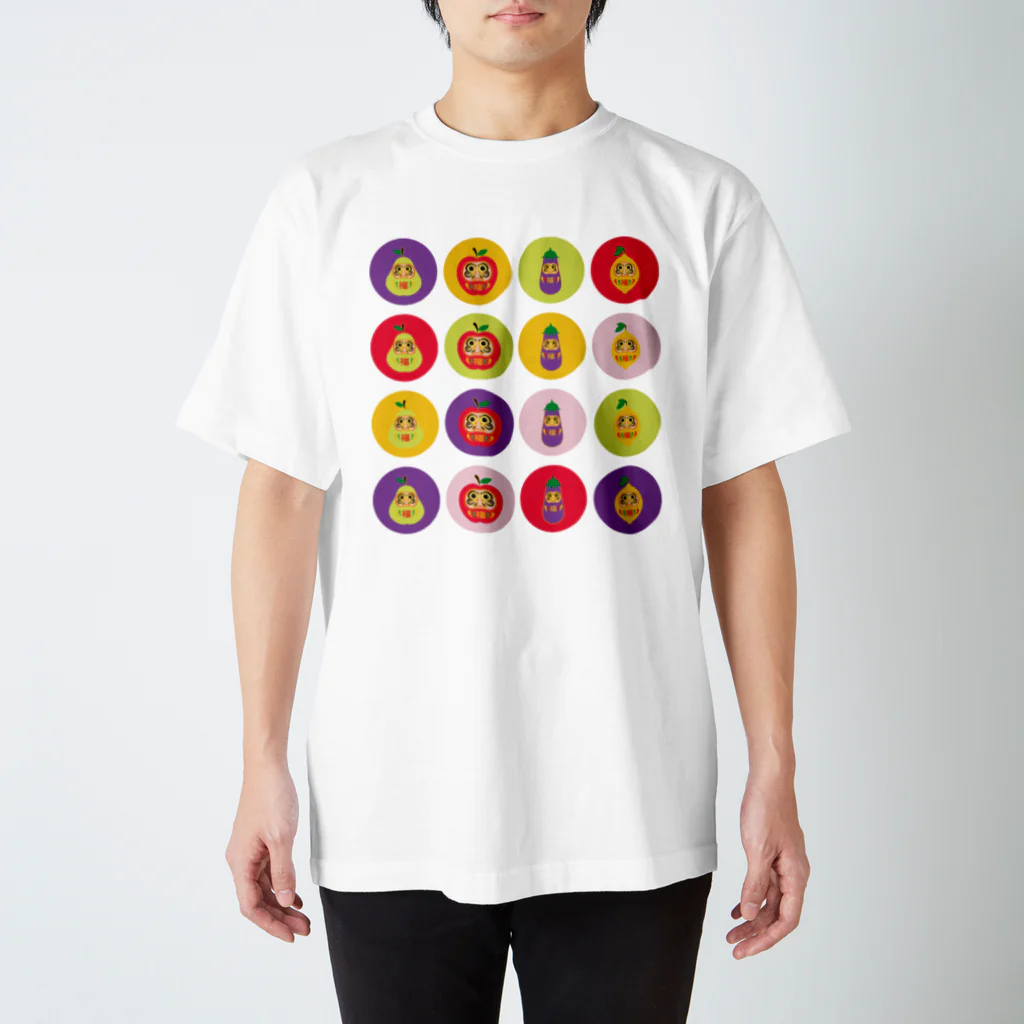 MamorimaruのFruits Daruma スタンダードTシャツ