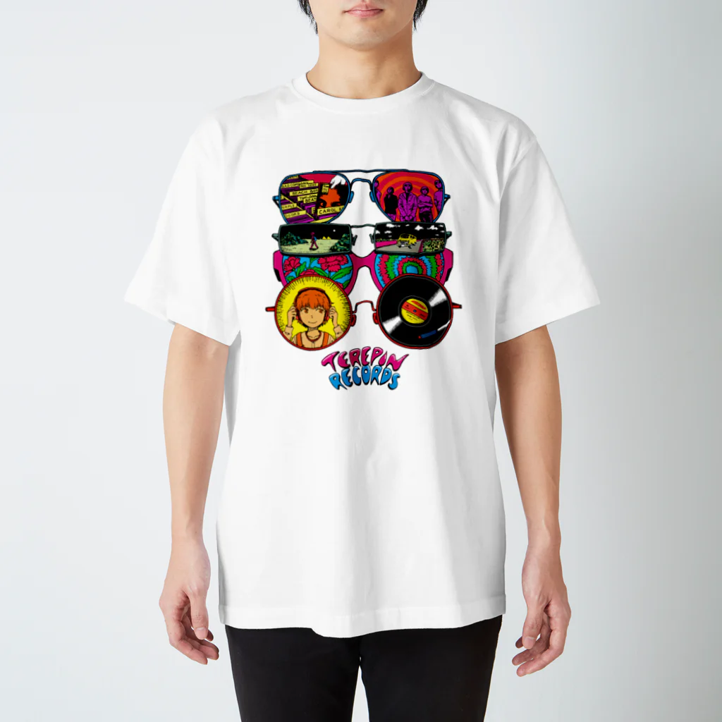 Kezuka Ryoichiroのグラサン・サイケ・レコード Regular Fit T-Shirt