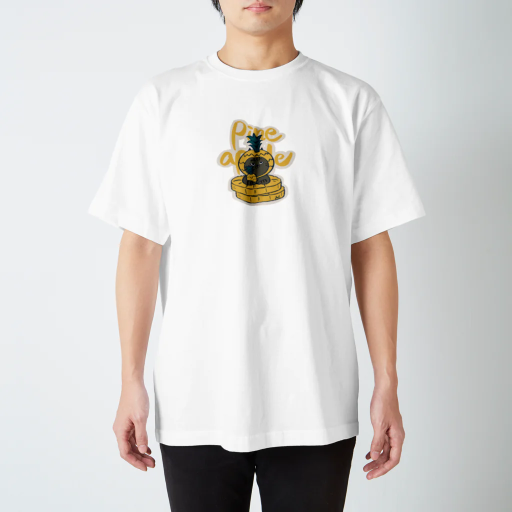 TMClayのフルーティーキャット　Pineapple Regular Fit T-Shirt