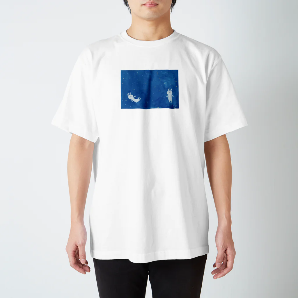 うえき るぬ.さん の しょっぷのうちゅう うさぎ スタンダードTシャツ