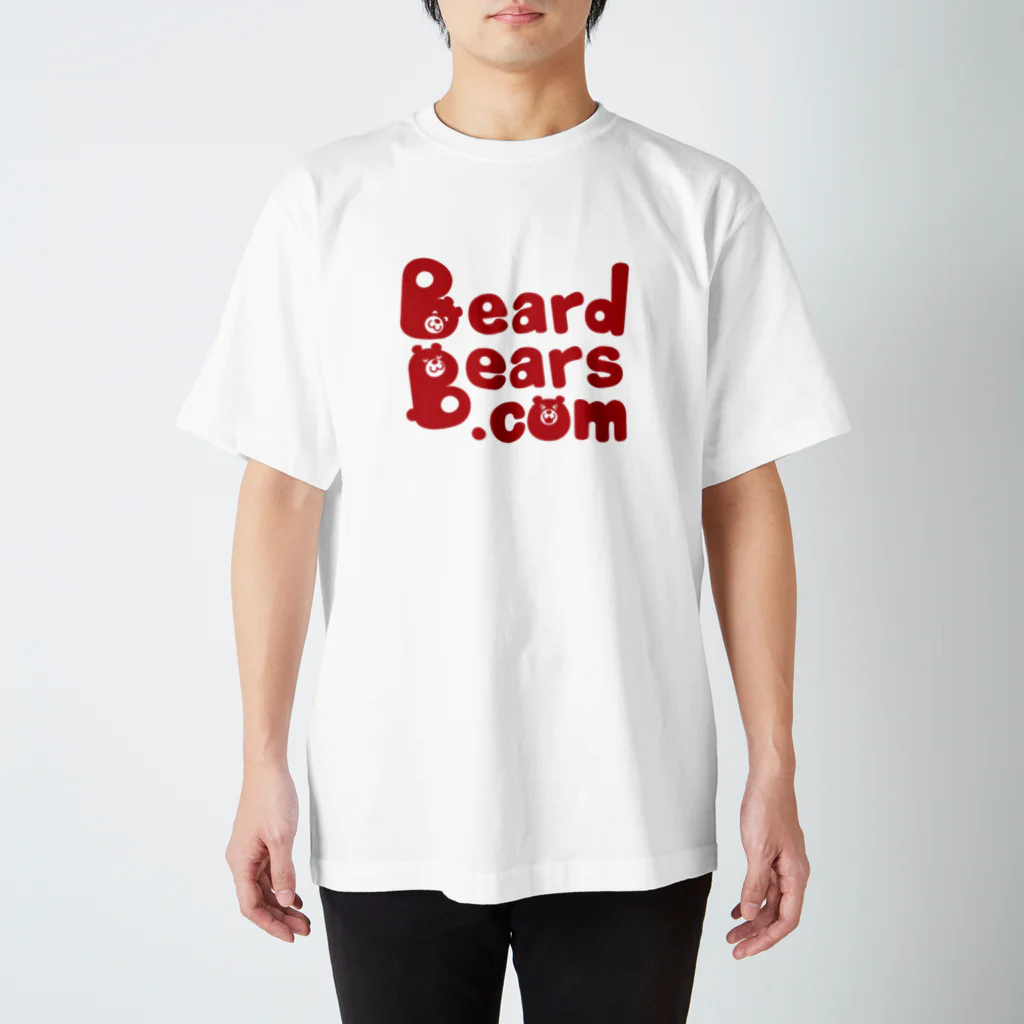 BeardBears.comのbeardBears.com（あか） Regular Fit T-Shirt