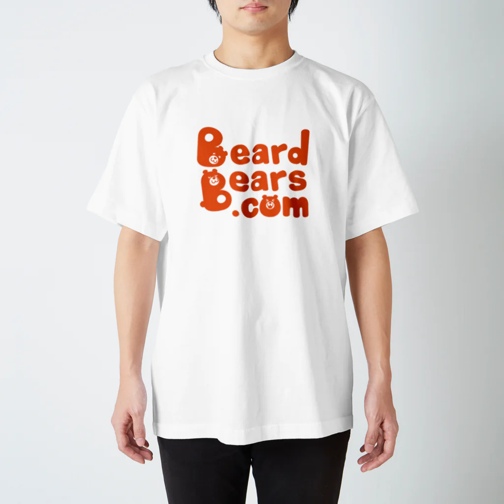 BeardBears.comのBeardBears.com（だいだい） 티셔츠