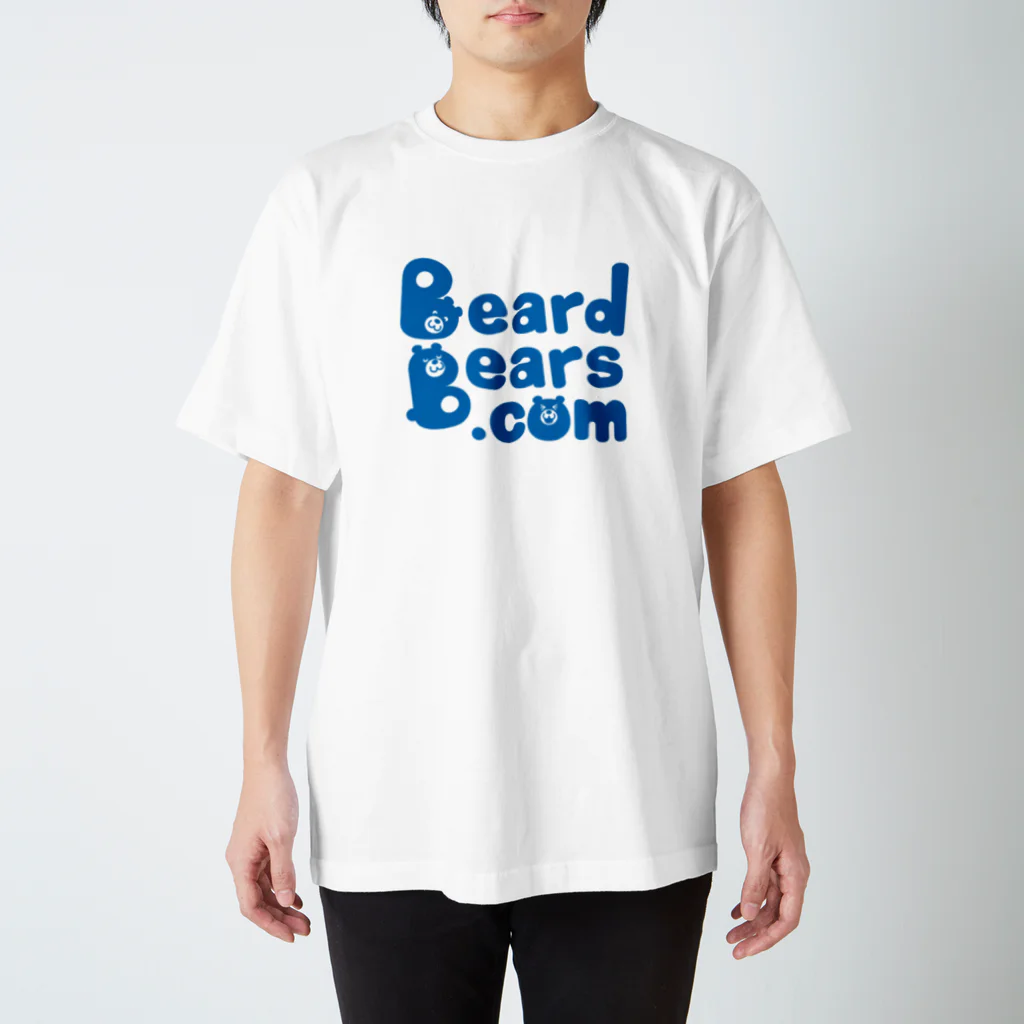 BeardBears.comのBeardBears.com（あお） Regular Fit T-Shirt