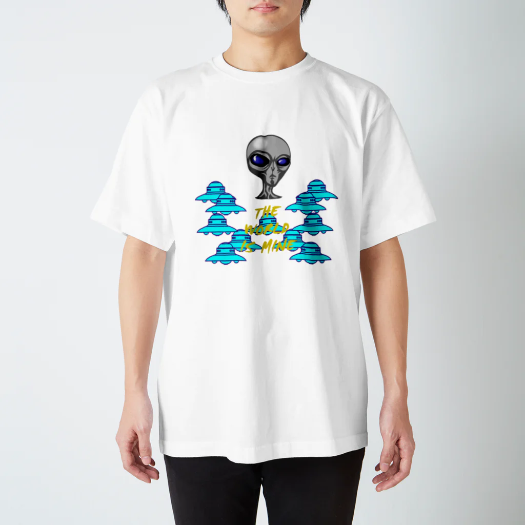 haretahinoshounenのTHE WORLD IS MINE スタンダードTシャツ