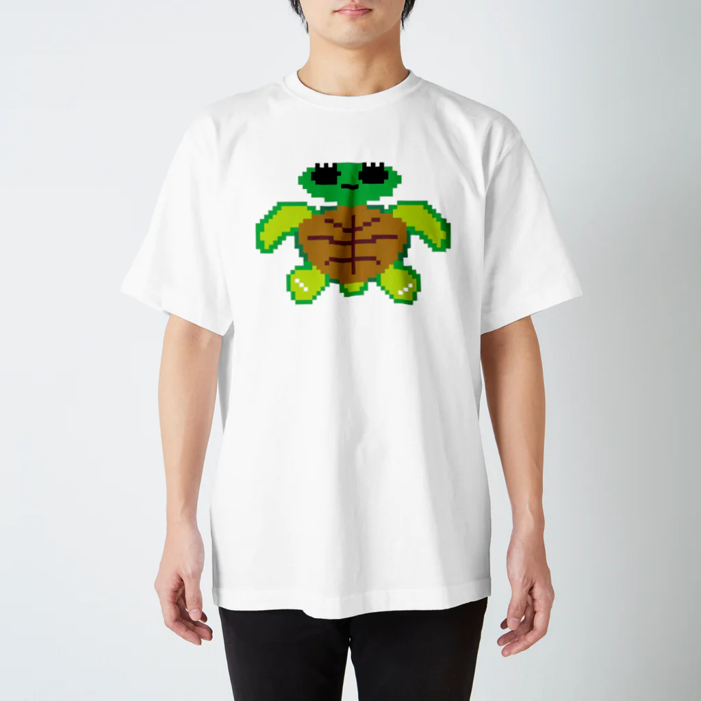 GAMERA3のアオウミガメB スタンダードTシャツ