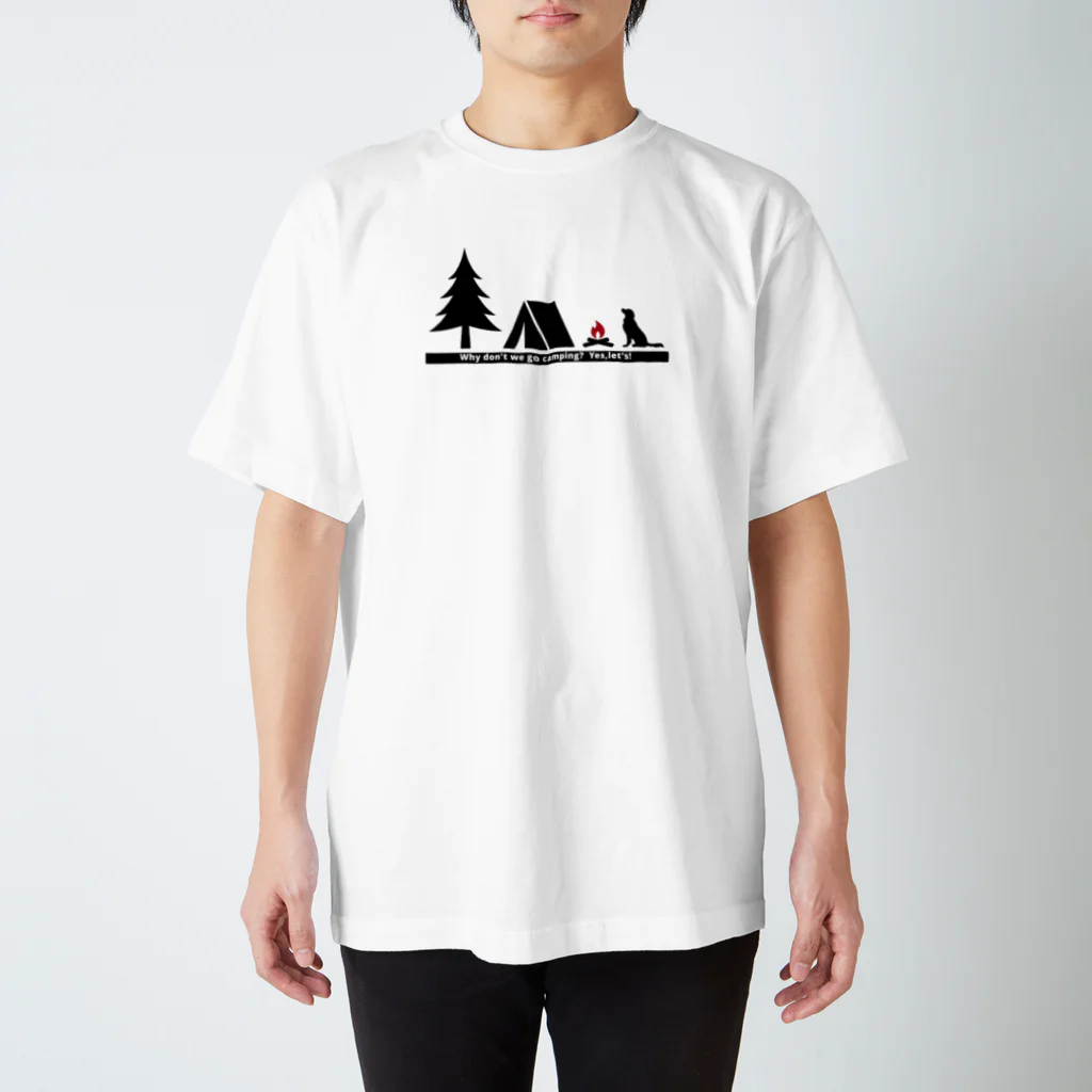 Tamazon8のキャンプへゴーゴー！（黒） Regular Fit T-Shirt