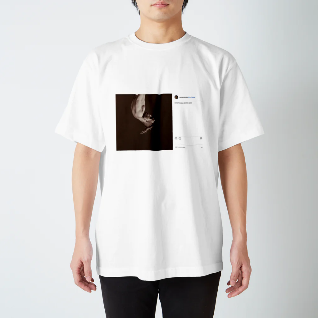 sampleのX - LOVE IS WAR - Regular Fit T-Shirt