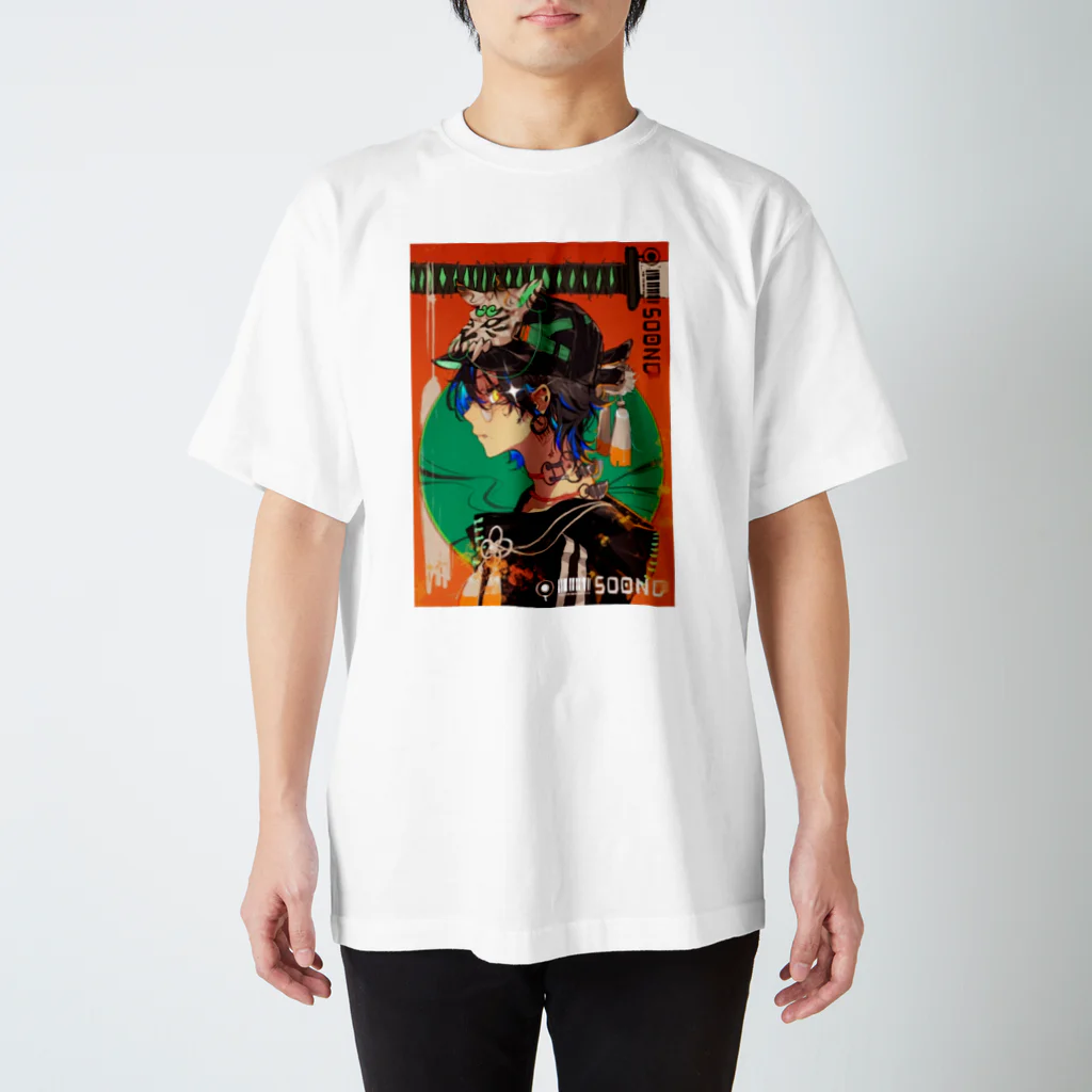 ANIMEのboy hashirigaki スタンダードTシャツ