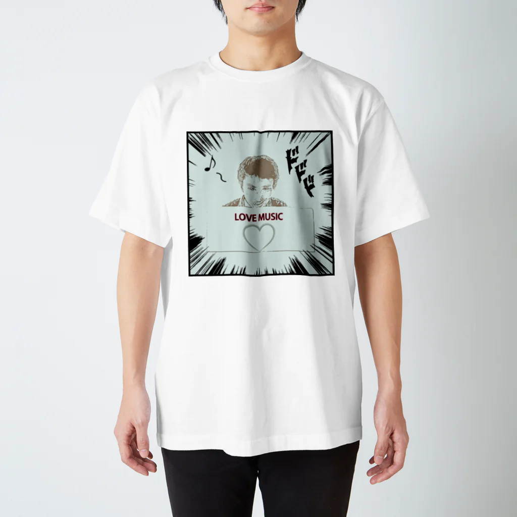 Kengo Kitajimaのダーク良太（LOVE MUSIC） Regular Fit T-Shirt