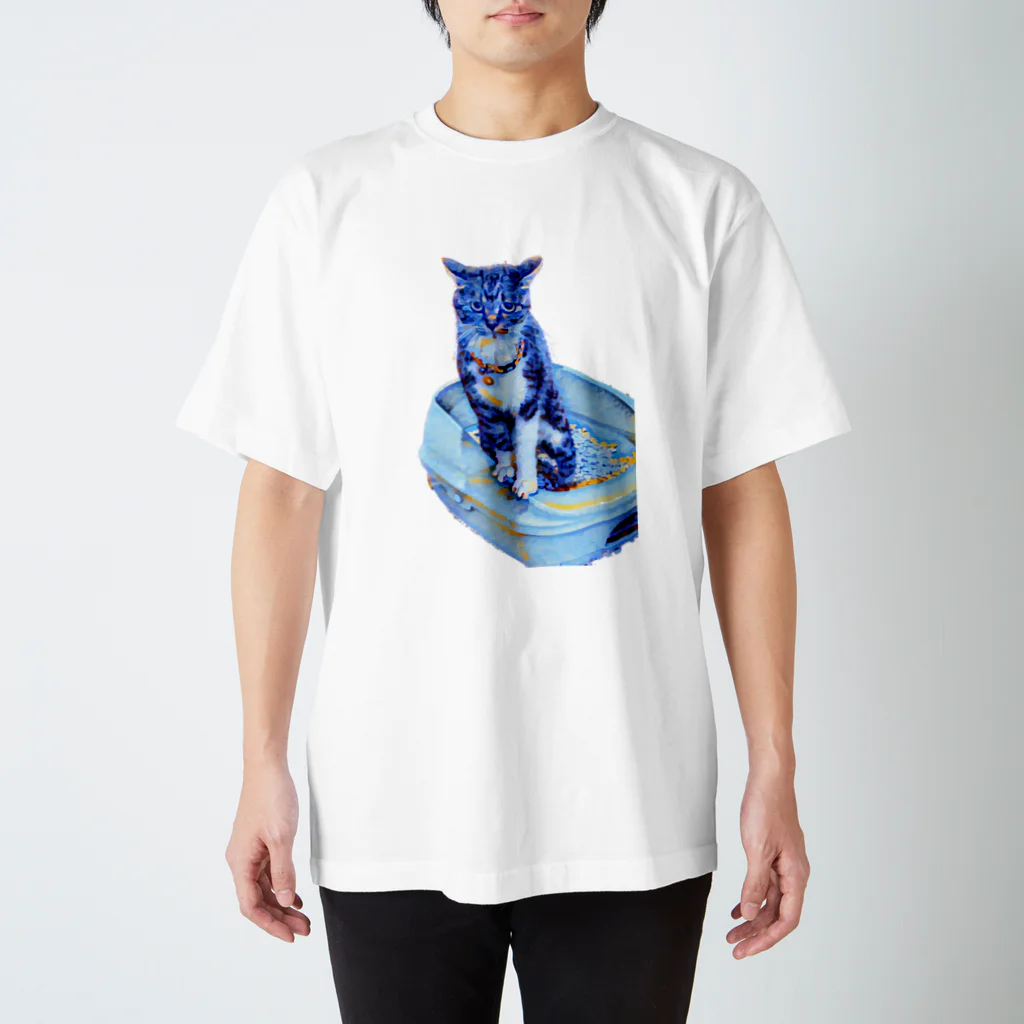 nekoneko_melonsodaの「su」 Regular Fit T-Shirt