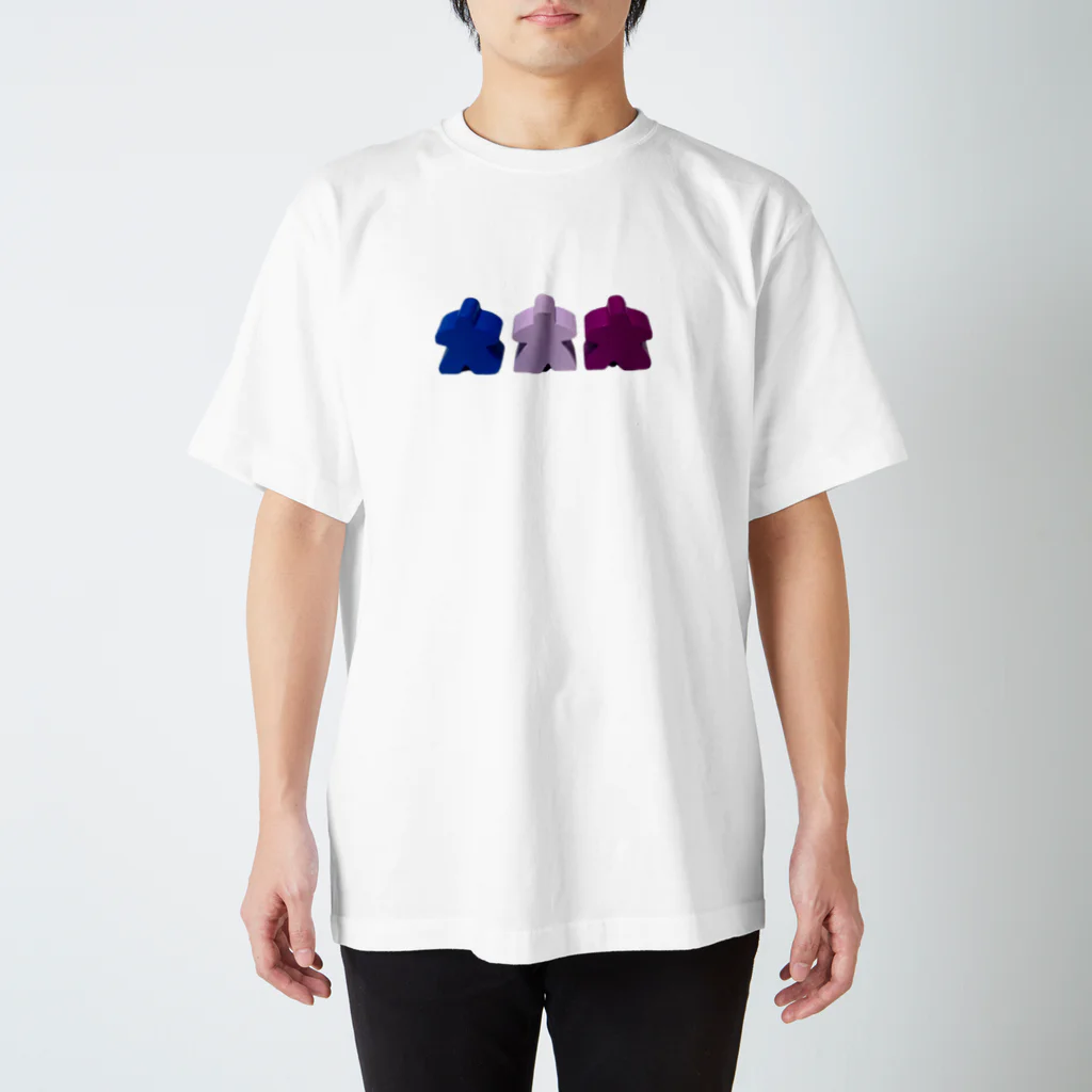 LucyDiamondの青色系ミープルズ Regular Fit T-Shirt