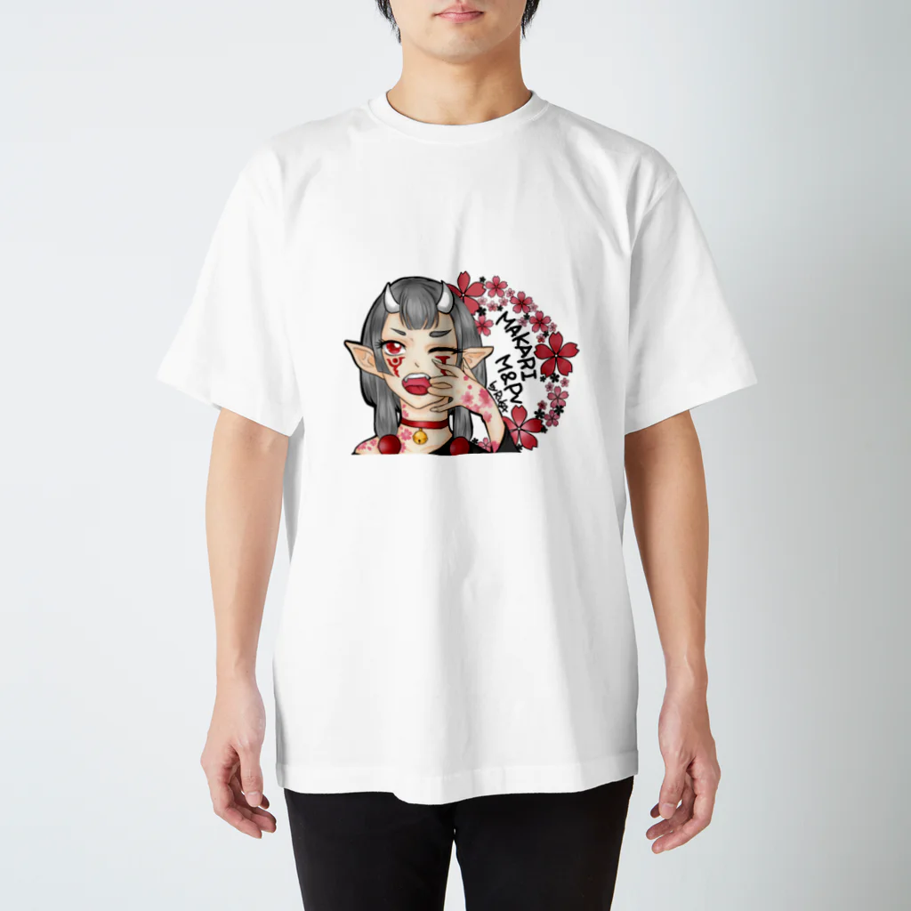 Makari M&PVの鬼の娘 Regular Fit T-Shirt