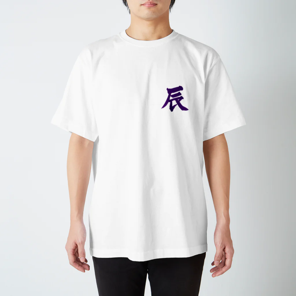 筆文字屋  照のシリーズ辰 スタンダードTシャツ