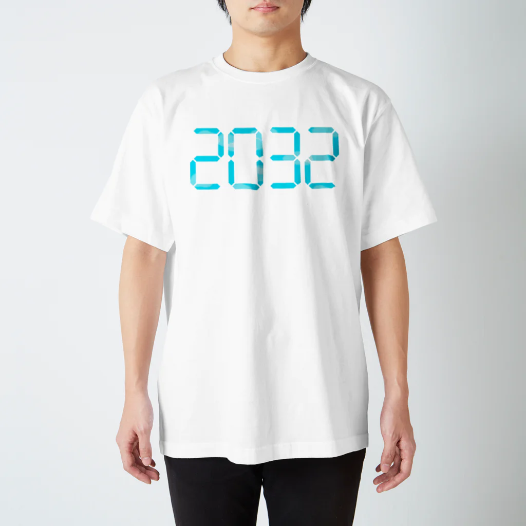 Dream Festivalの2032 空（少し大きめ） Regular Fit T-Shirt