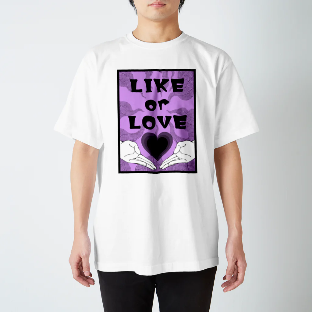 AVARE-アヴァール-のLIKEorLOVE スタンダードTシャツ