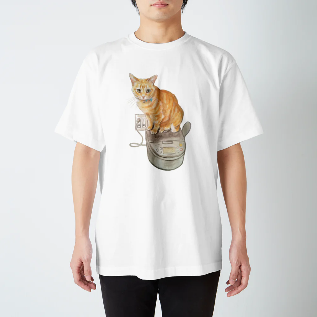 おちょぴのKeep cats warm Regular Fit T-Shirt