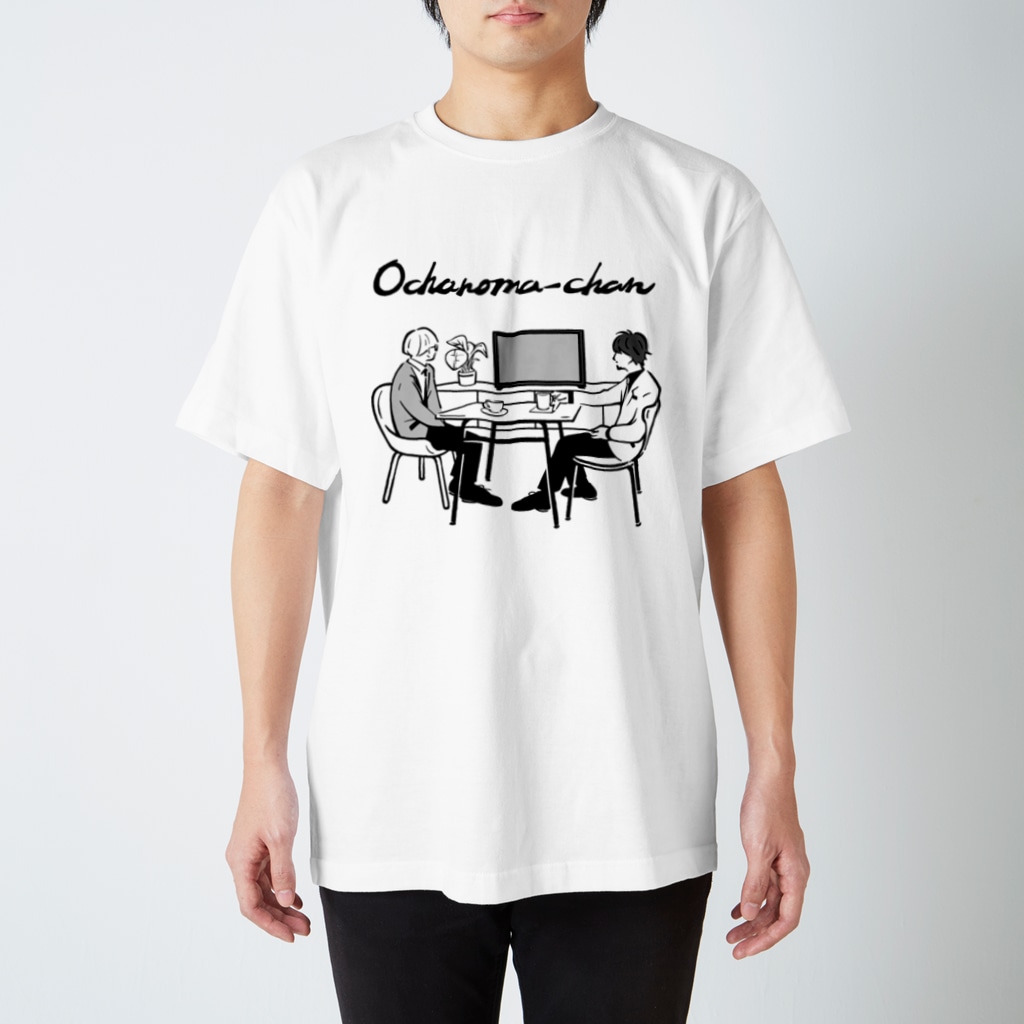 TBSラジオ「真空ジェシカのラジオ父ちゃん」グッズのお茶の間―ちゃんTシャツ（ホワイト） Regular Fit T-Shirt