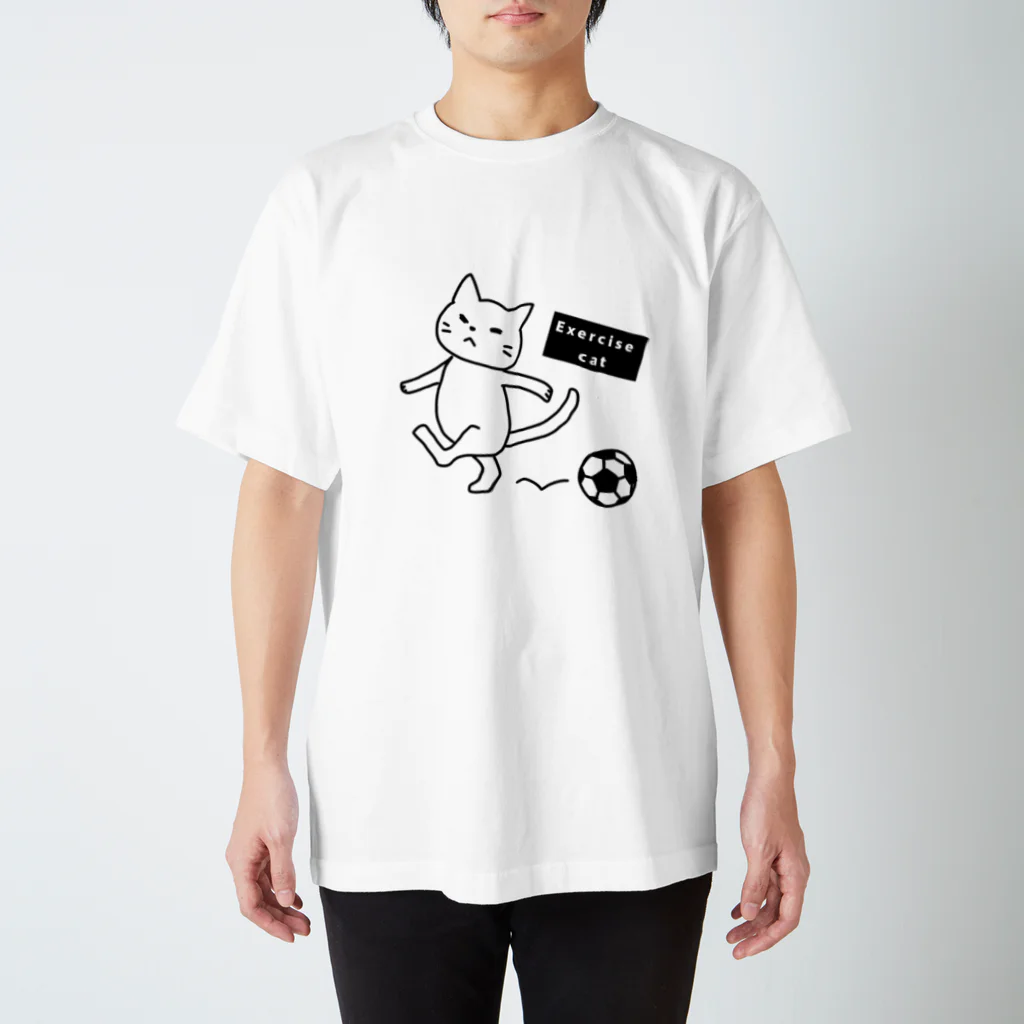 エクササイズ・キャットのエクササイズ キャット スタンダードTシャツ