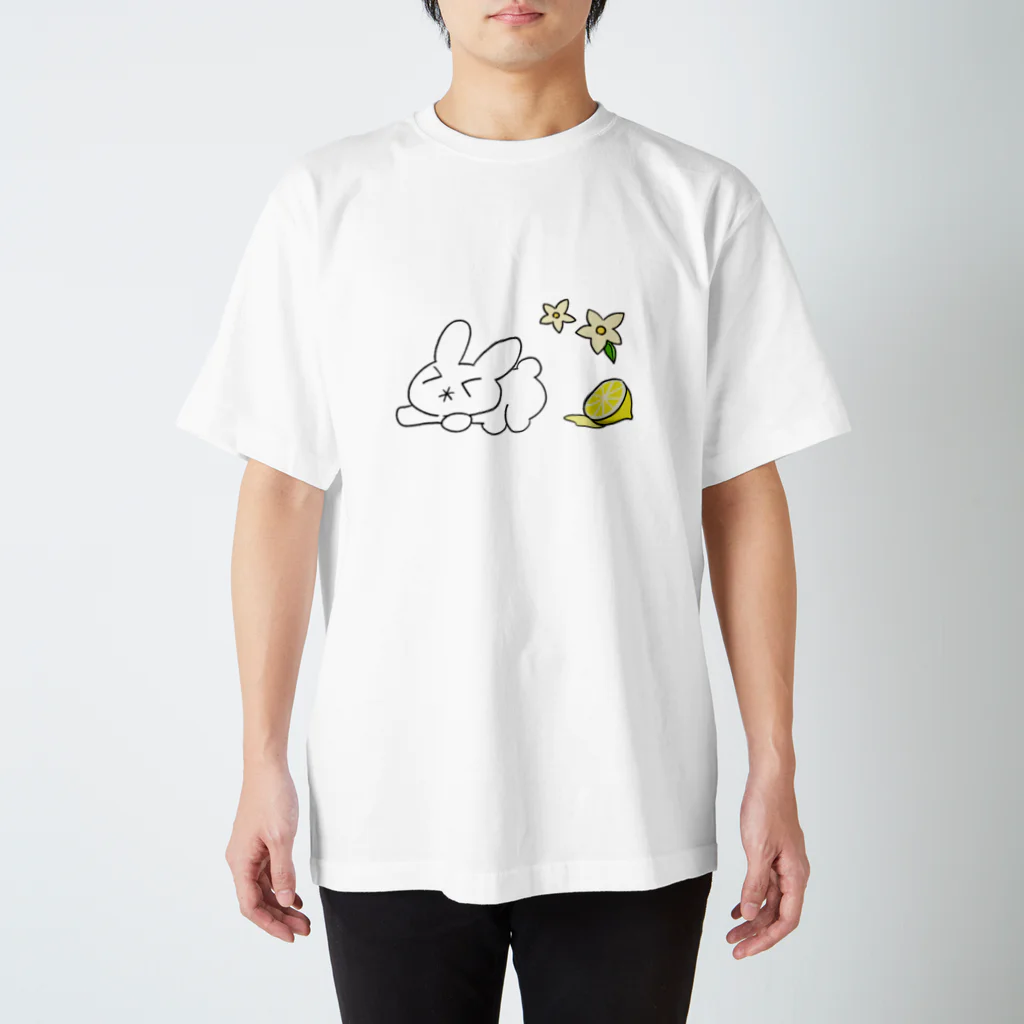 Ticketのレモンうさぎ スタンダードTシャツ