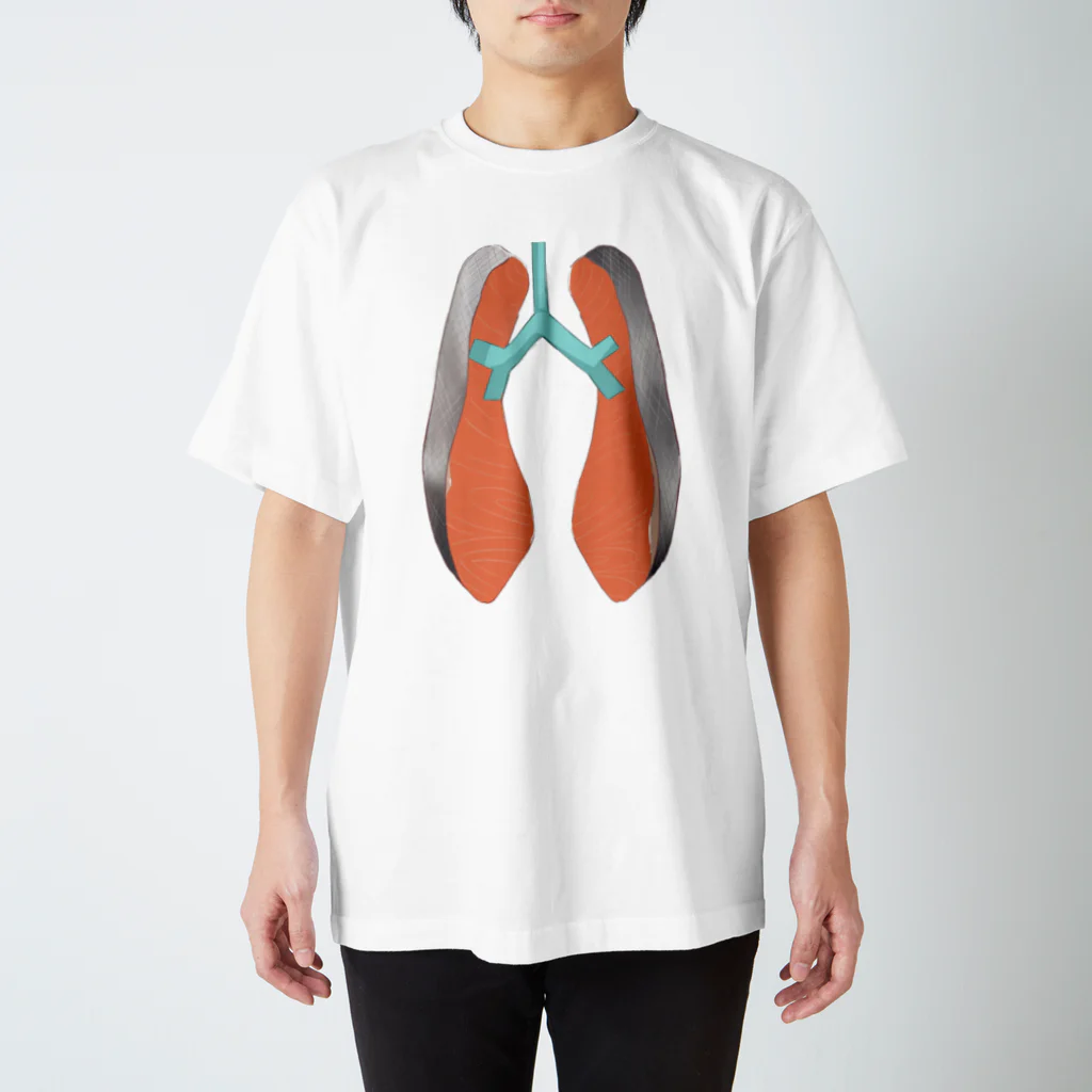 宇宙人のなつです。の肺鮭 Regular Fit T-Shirt