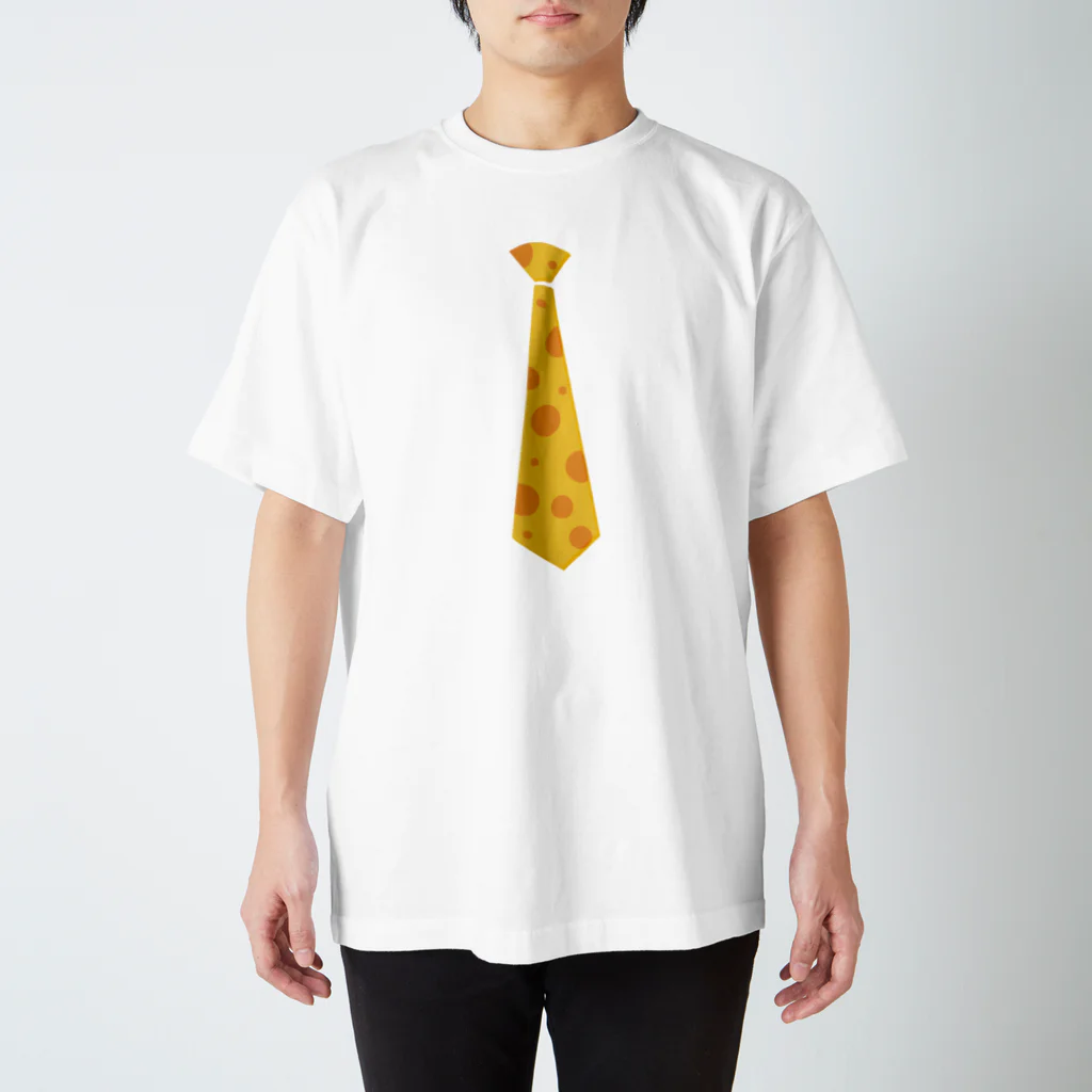 Moustache Produktのチーズネクタイ Regular Fit T-Shirt