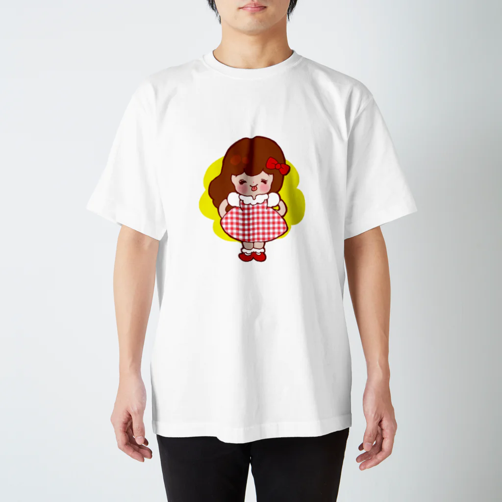 🐰Halliee⭐のほんよみちゃん スタンダードTシャツ