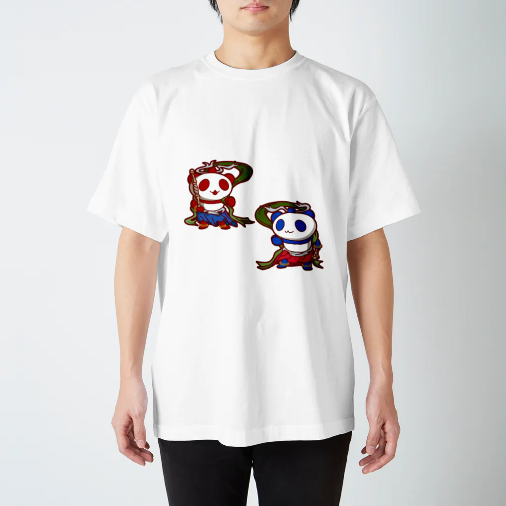 moon_projectの仁王パンダ　阿吽 Regular Fit T-Shirt