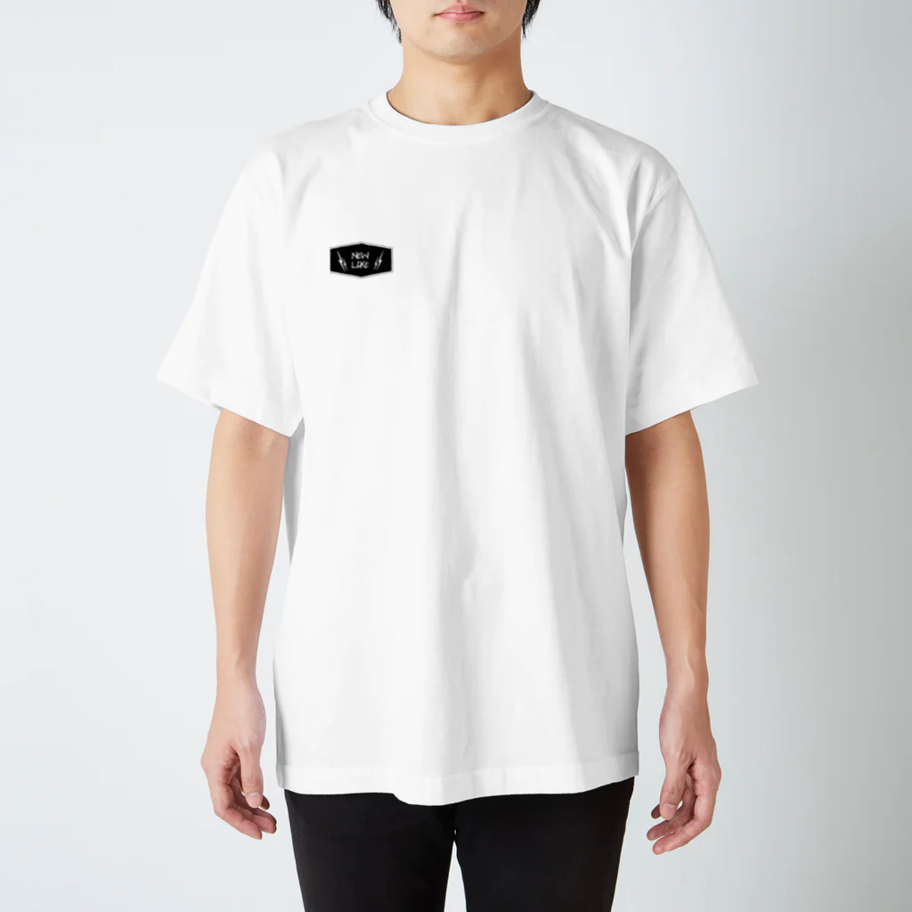 JIN THE GREENのNEW LIKE ロゴ[ビリビリ] Regular Fit T-Shirt