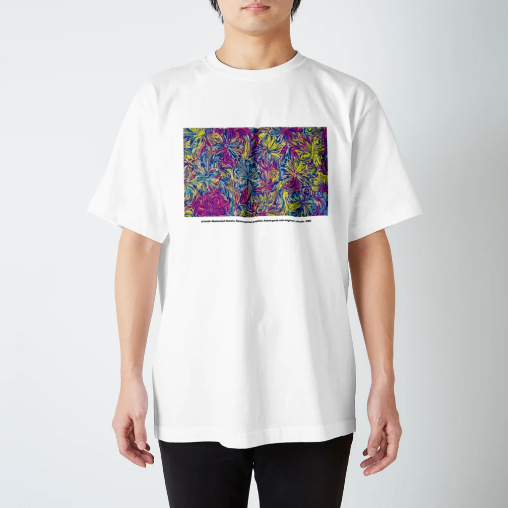 DBSのDBS_Flower pattern_001 Regular Fit T-Shirt