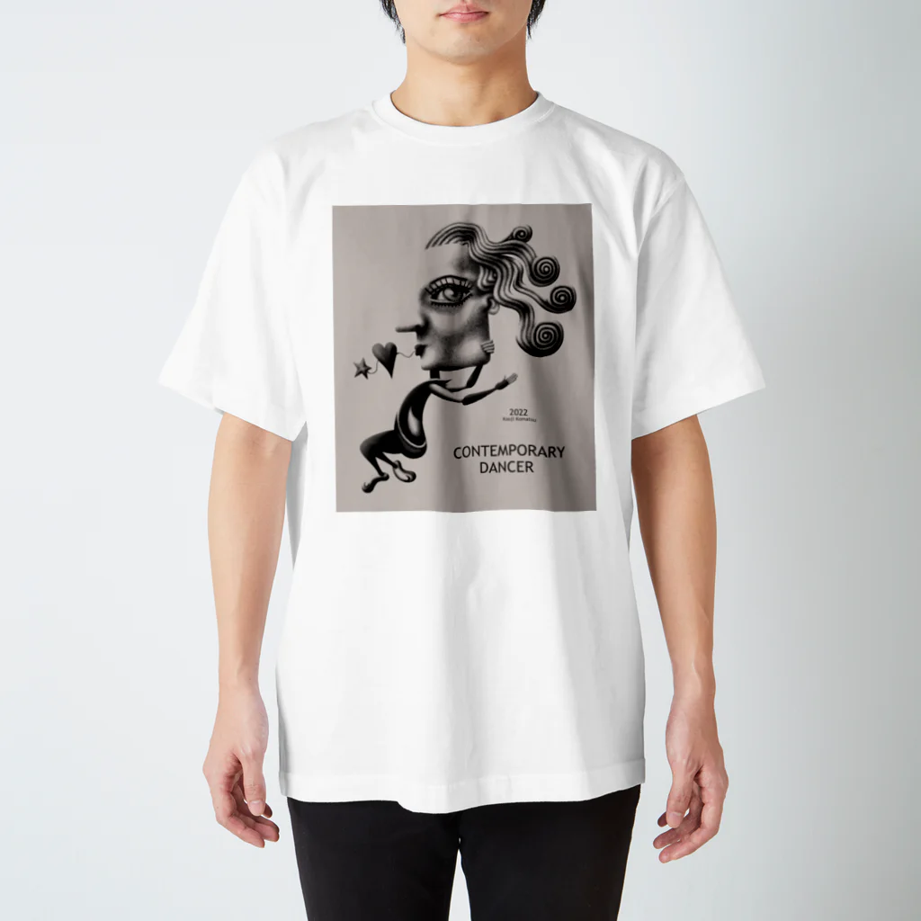 kouji-komatsuのコンテンポラリーなダンサー-g スタンダードTシャツ