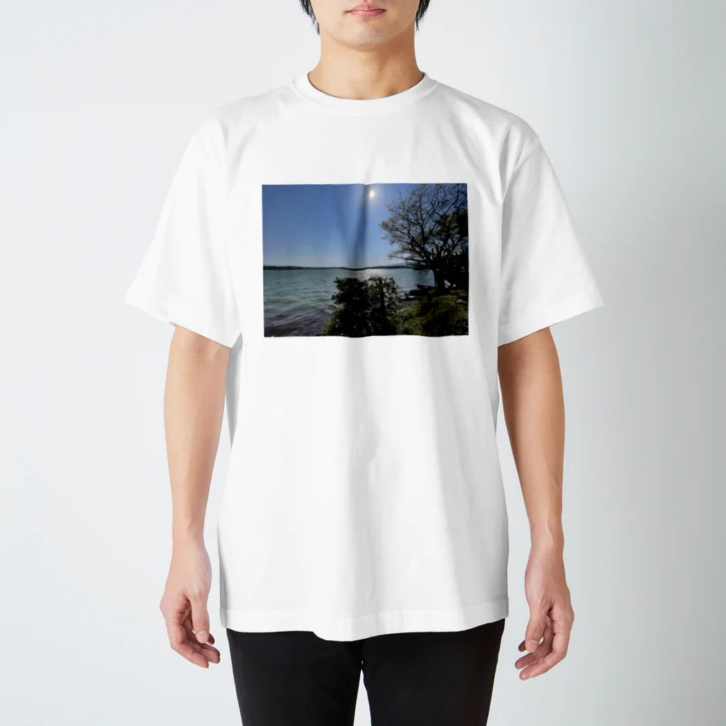 sadotrip | Delightのsadotrip | 加茂湖と太陽 Regular Fit T-Shirt