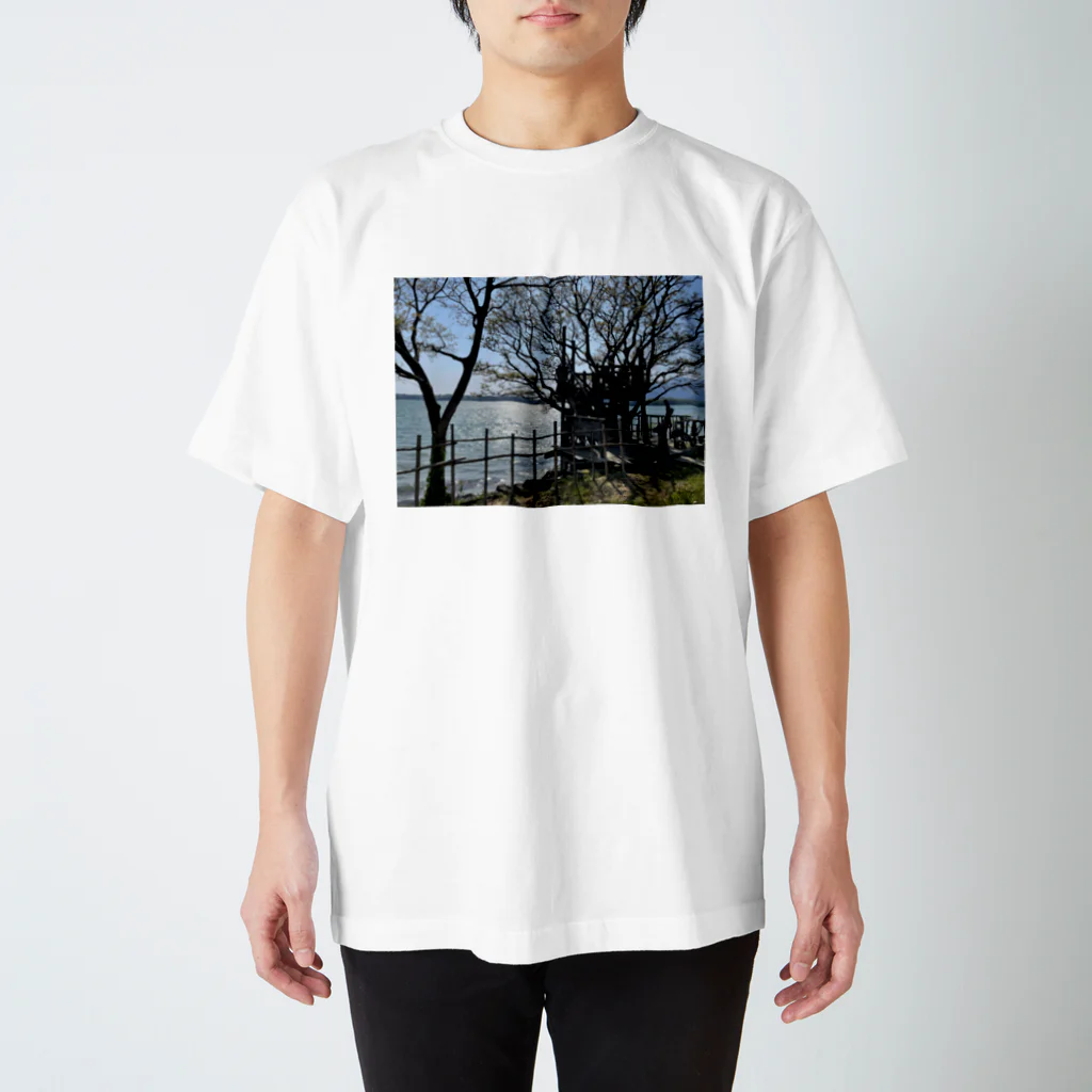 sadotrip | Delightのsadotrip | 加茂湖の水面 Regular Fit T-Shirt