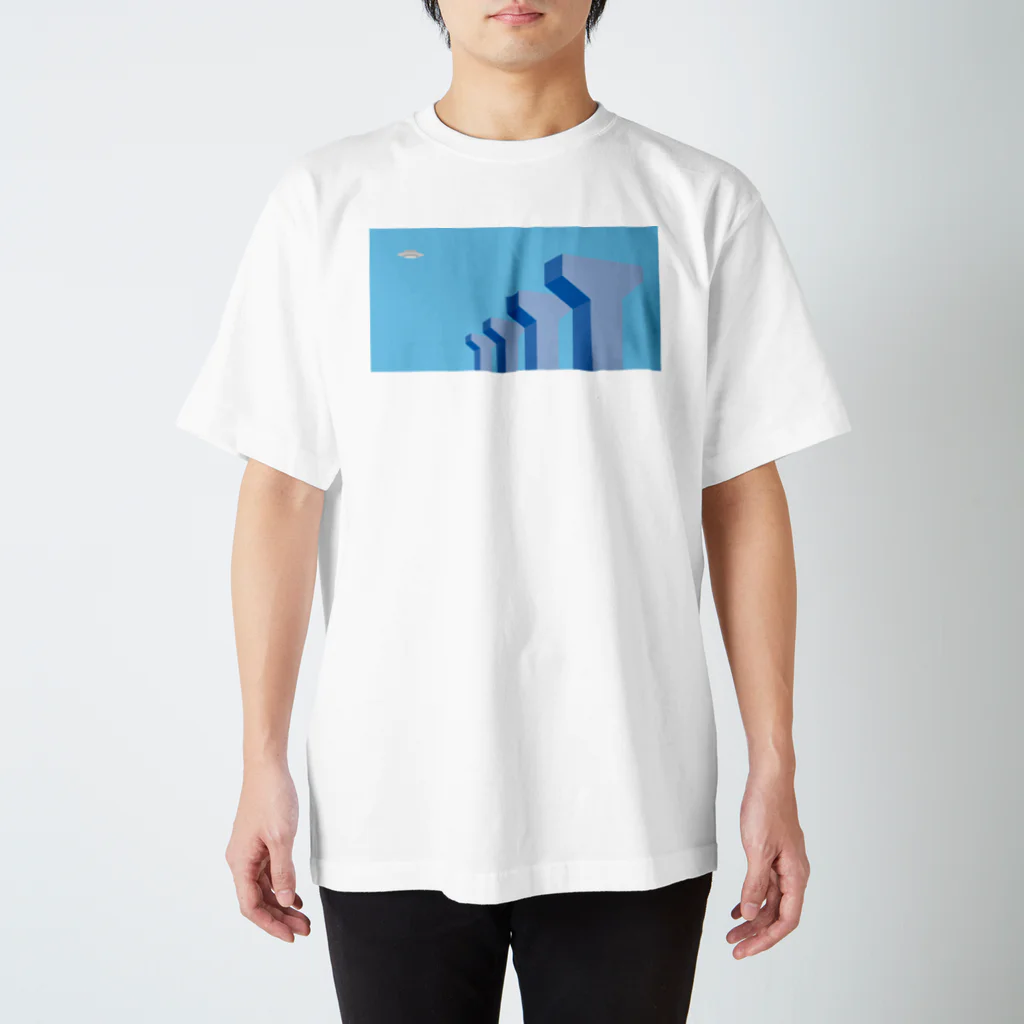 POTAGEのSky-Fly04 Regular Fit T-Shirt