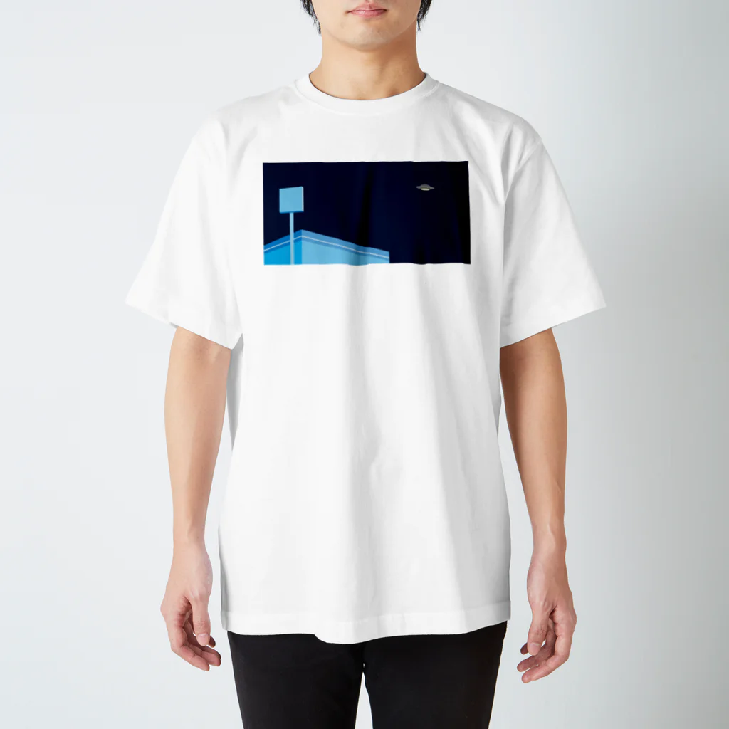 POTAGEのSky-Fly[Night]  Regular Fit T-Shirt