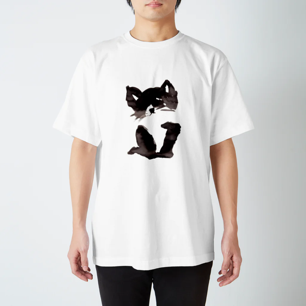 tomorebiの墨猫その2 Regular Fit T-Shirt