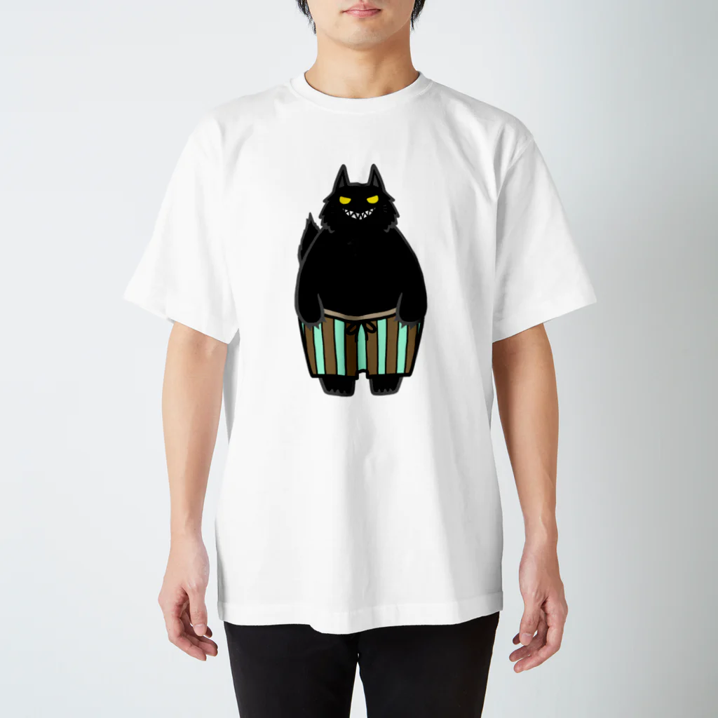 そのへんの黒猫のクロえもん スタンダードTシャツ