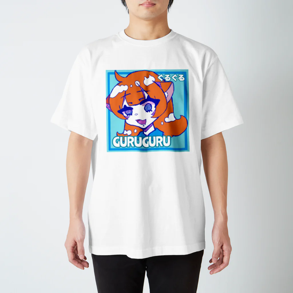 ぽぽろ🦇のぐるぐる Regular Fit T-Shirt