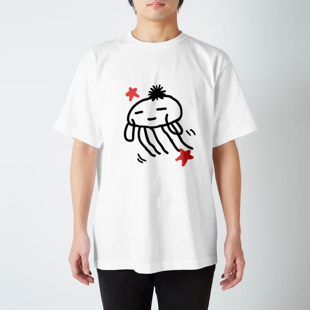 クラゲの₍₍⁽⁽ଳ₎₎⁾⁾ スタンダードTシャツ