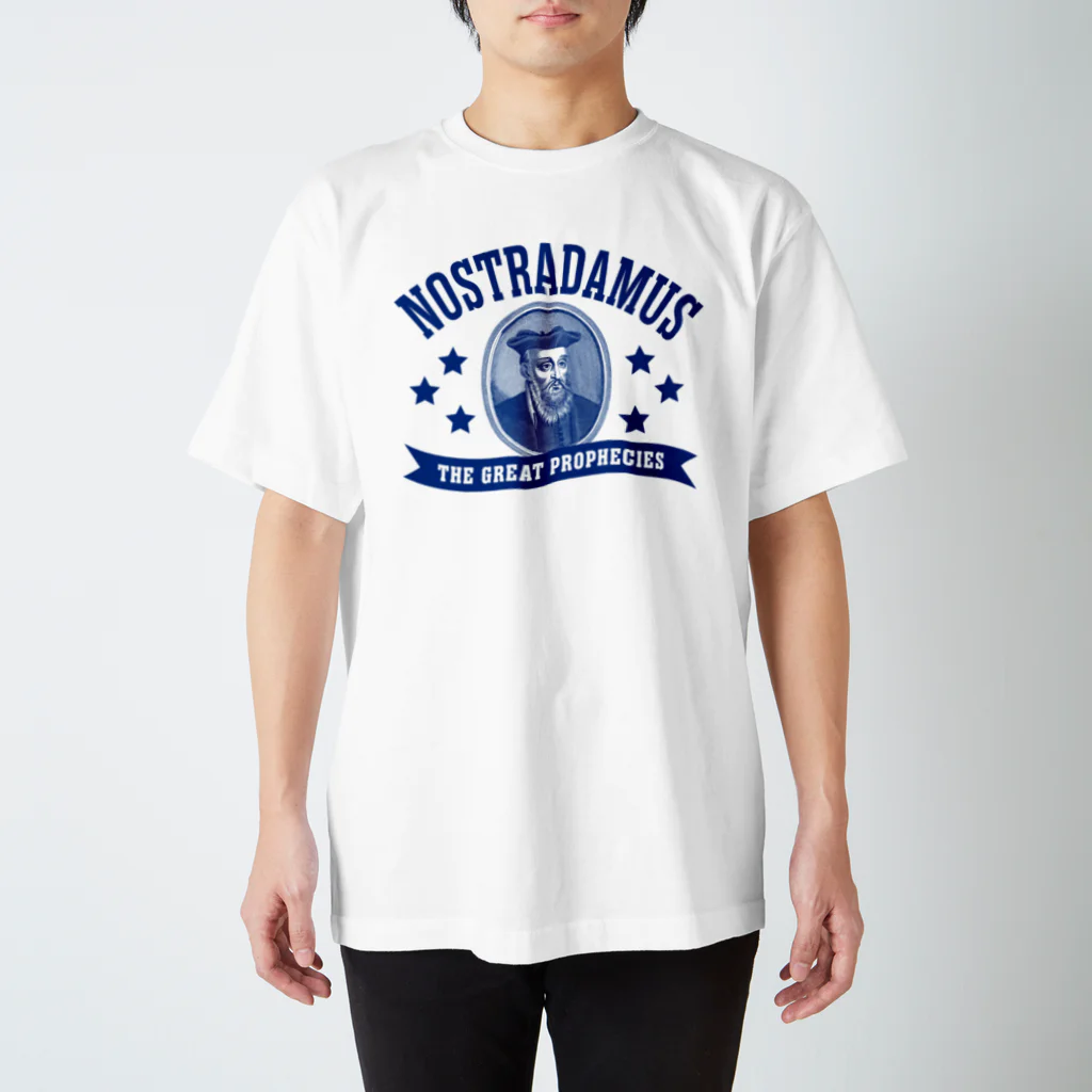 Hungry Freaksのノストラダムス（ブルー） Regular Fit T-Shirt