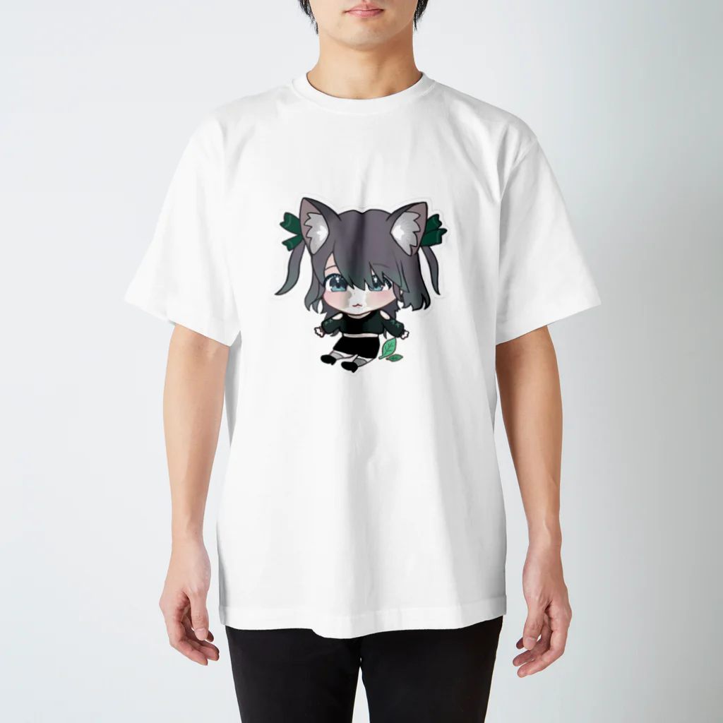 薄荷ここあ公式ショップのちび薄荷ちゃん スタンダードTシャツ