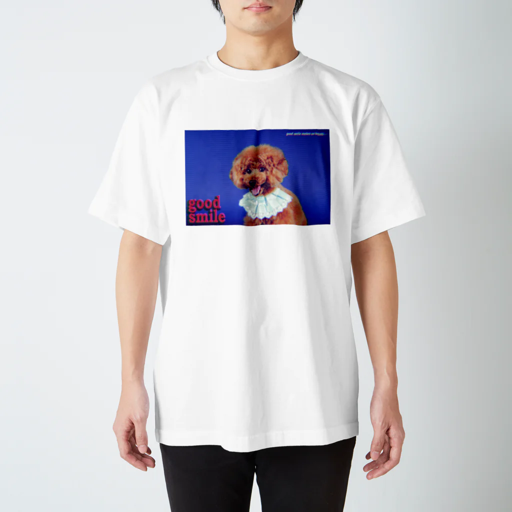 temple islandの70s USA ver Good smile dog Regular Fit T-Shirt