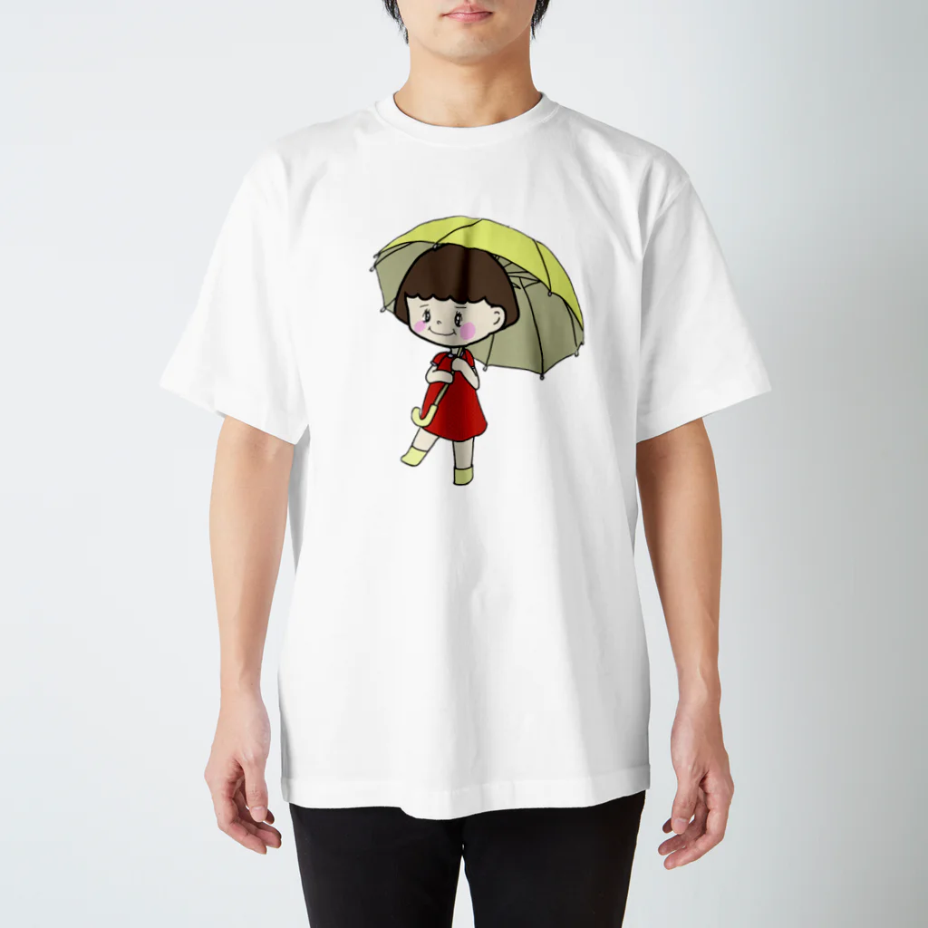 ホタルイカさんの家の雨が、好き スタンダードTシャツ