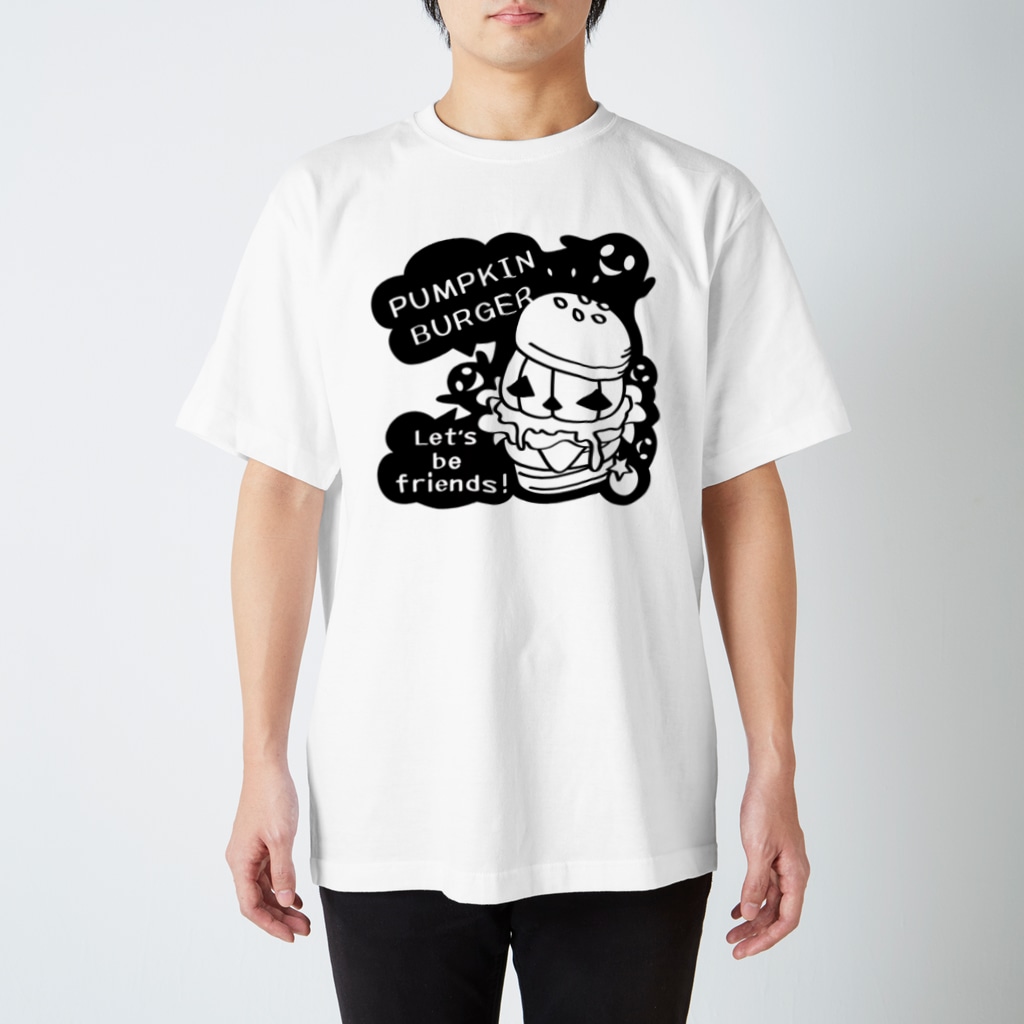 イラスト MONYAAT のGz かぼちゃバーガーＢ Regular Fit T-Shirt