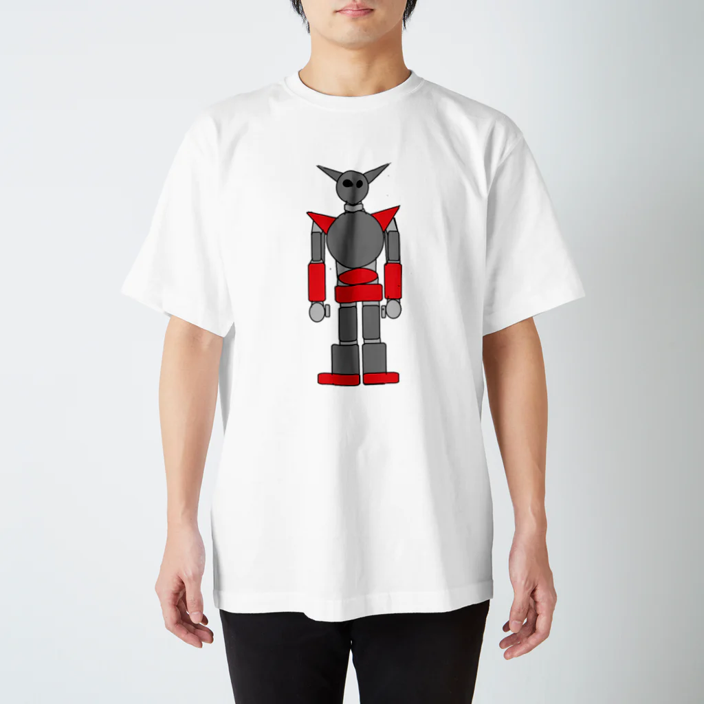 プリン倶楽部の銀河帝国ロボ(宇宙暗黒軍) スタンダードTシャツ