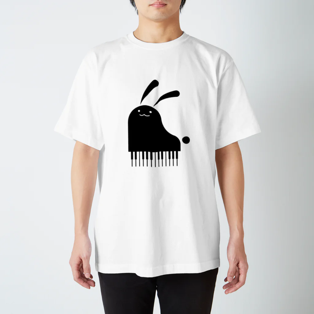 幸うさ.comのピアノ スタンダードTシャツ